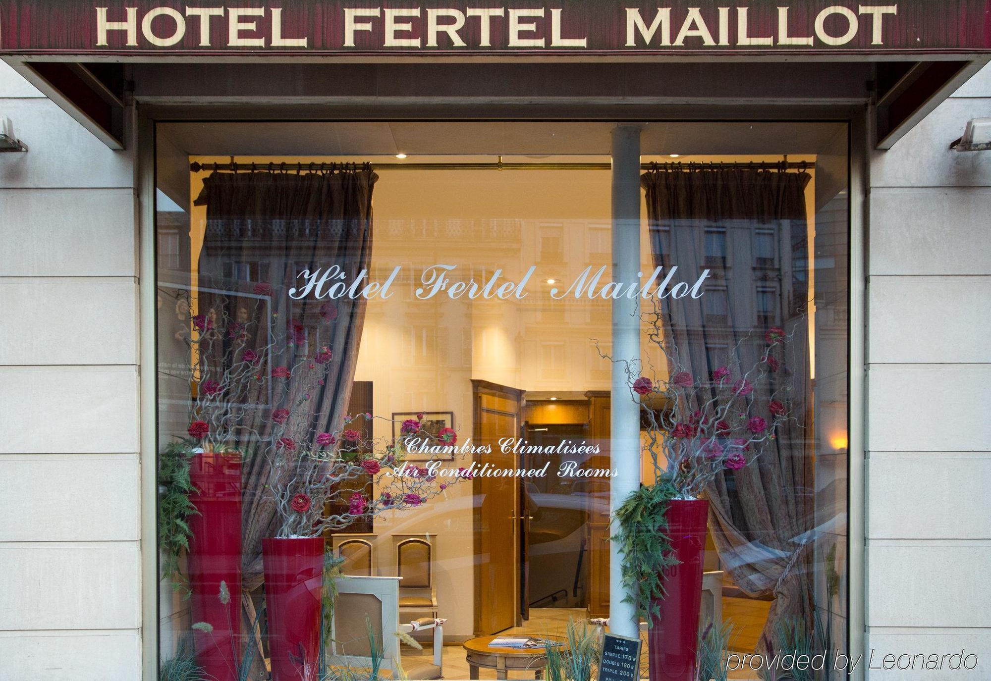 Hotel Fertel Maillot Paris Eksteriør billede